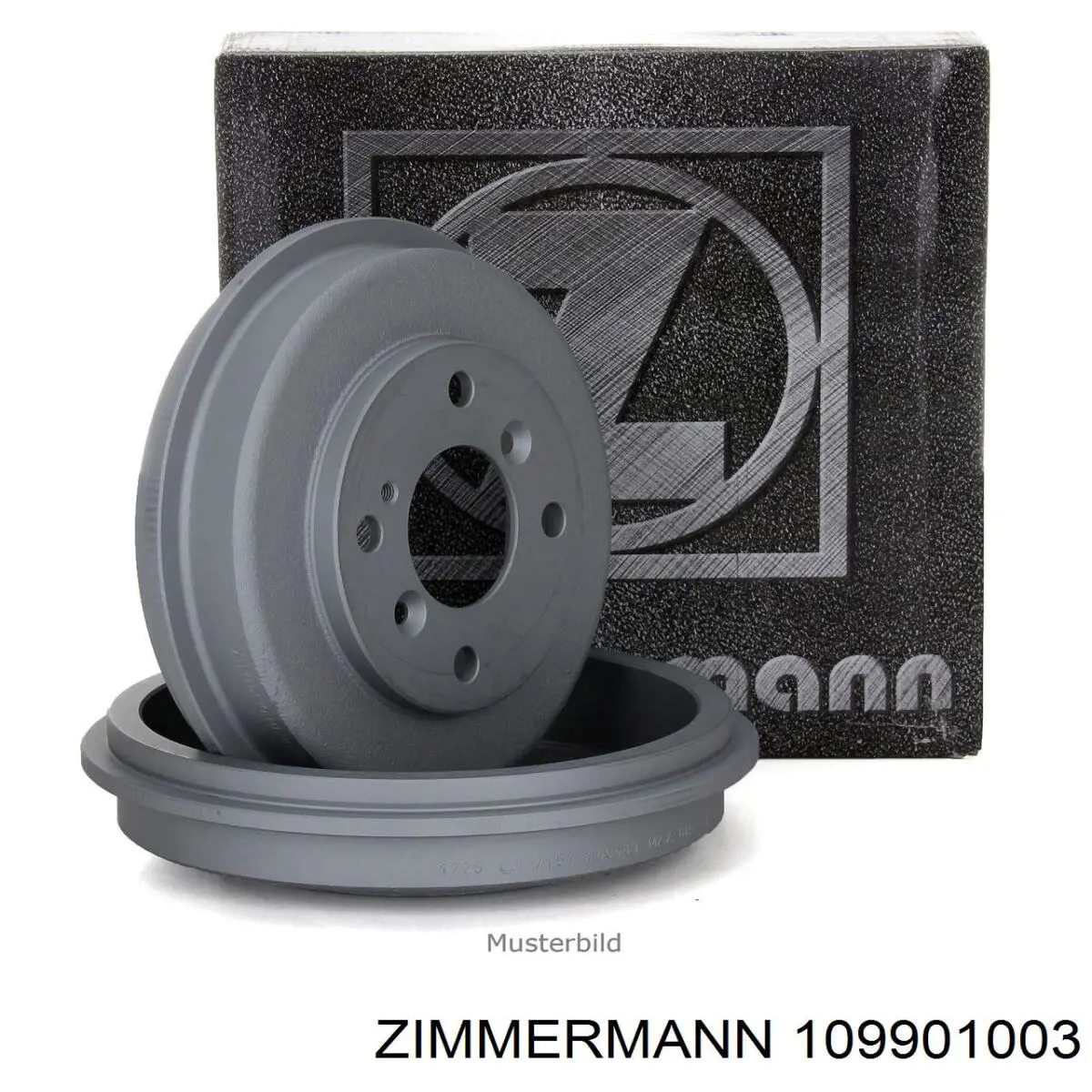 109901003 Zimmermann Барабанные тормозные колодки