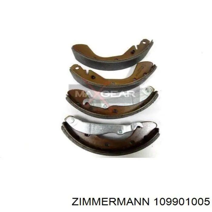 Колодки гальмові задні, барабанні 109901005 Zimmermann