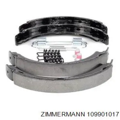 Тормозные колодки стояночного тормоза Zimmermann 109901017 цена, от 16.50 USD