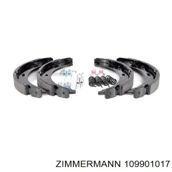 Купить 109901017 Zimmermann Колодки ручника/стояночного тормоза