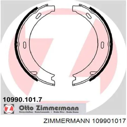 Zapatas de freno de mano 109901017 Zimmermann