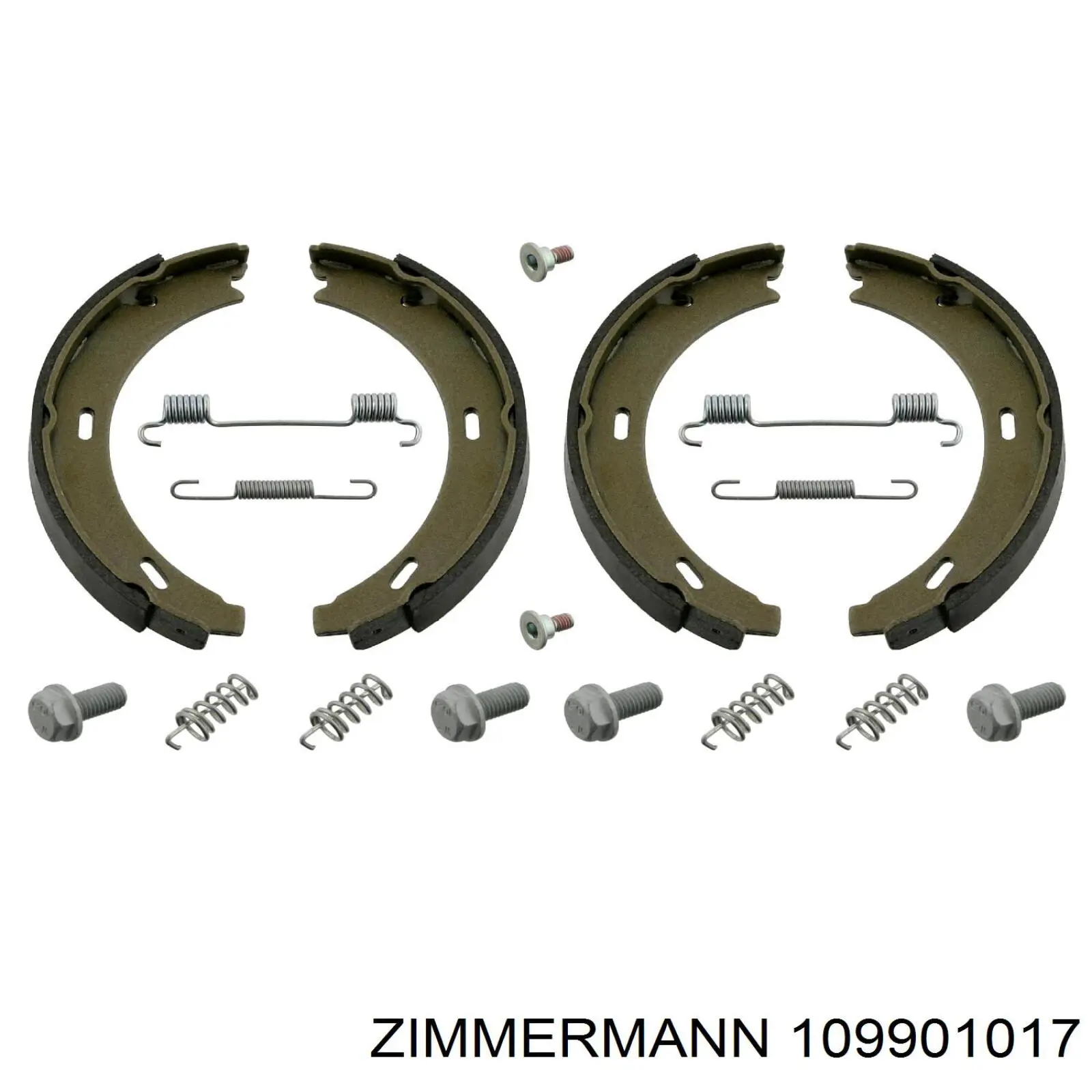 Колодки ручника 109901017 Zimmermann