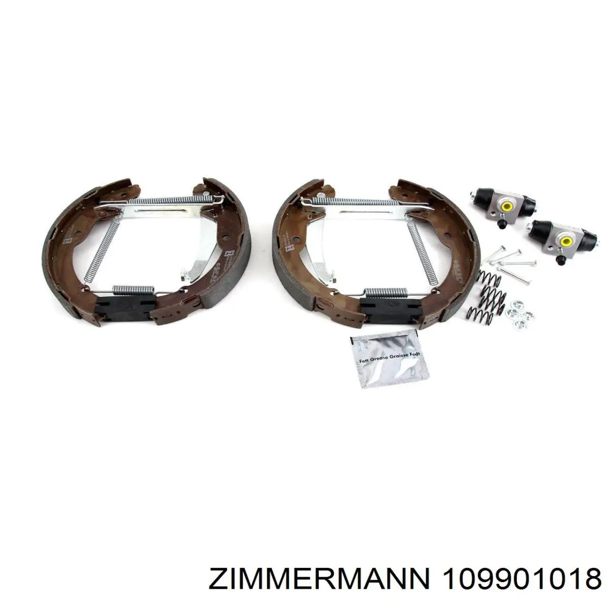 Задние барабанные колодки 109901018 Zimmermann