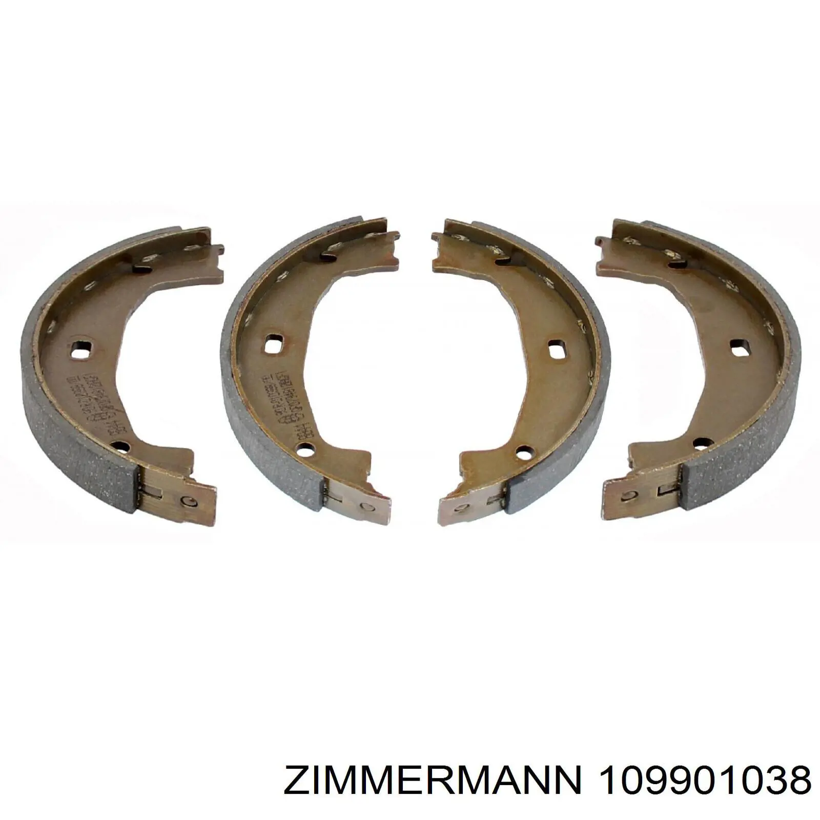 Купить 109901038 Zimmermann Колодки ручника/стояночного тормоза