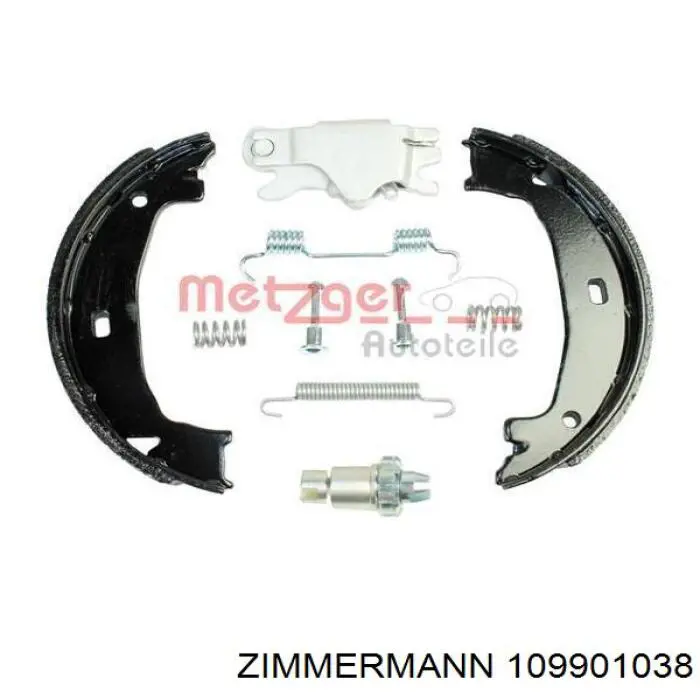Колодки ручника 109901038 Zimmermann