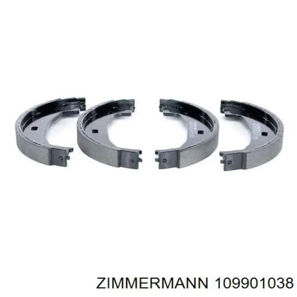Колодки ручника (стояночного тормоза) Zimmermann 109901038