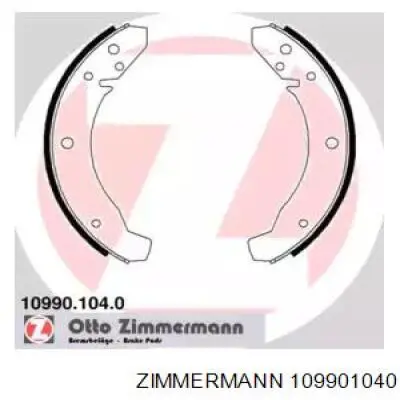 Задние барабанные колодки 109901040 Zimmermann