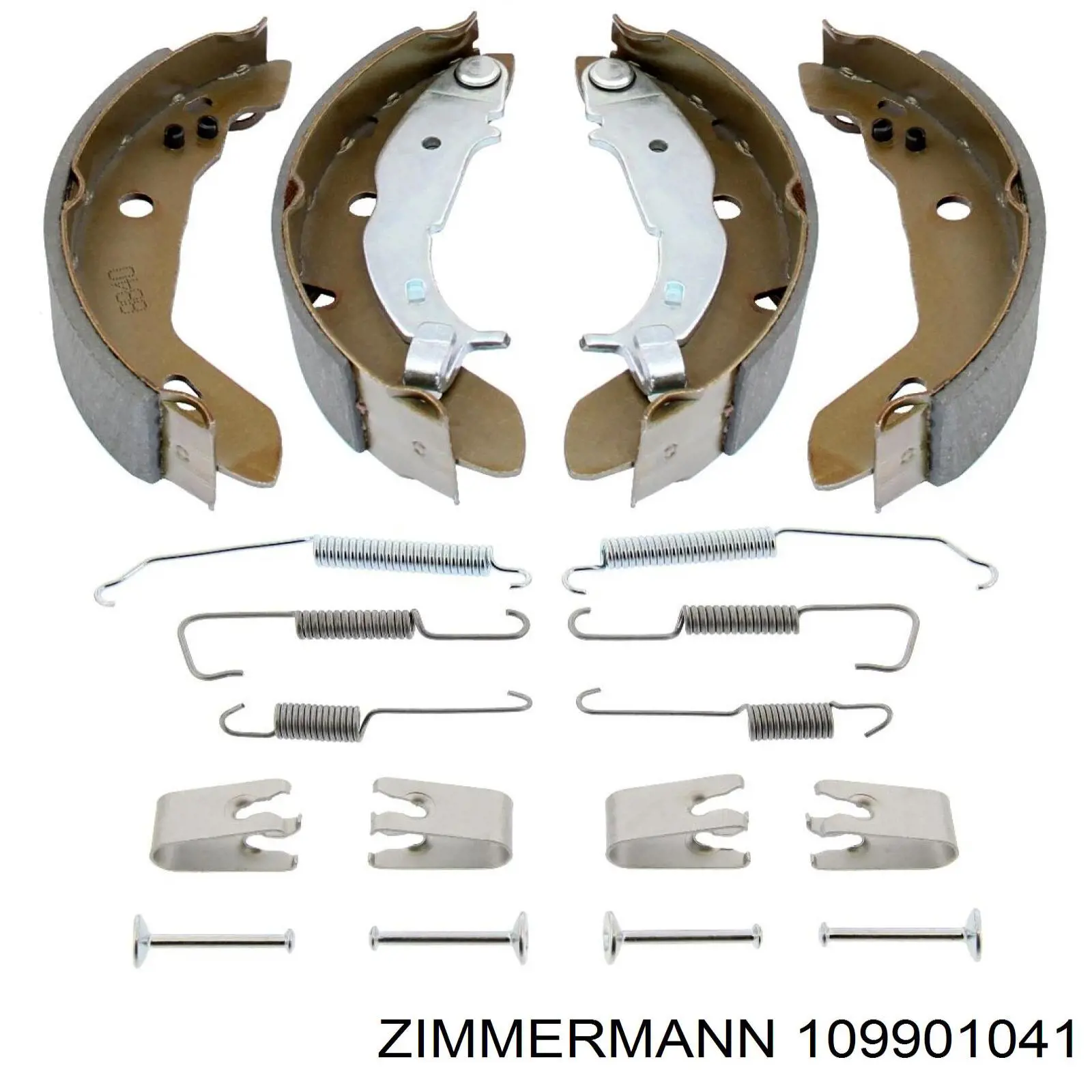 109901041 Zimmermann Барабанные тормозные колодки
