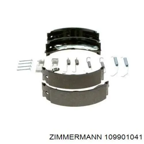 Тормоза рабочие задние ножные и тормозные барабаны Zimmermann 109901041 цена, от 21.83 USD