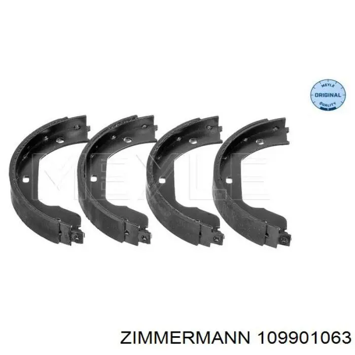 109901063 Zimmermann Тормозные колодки ручника