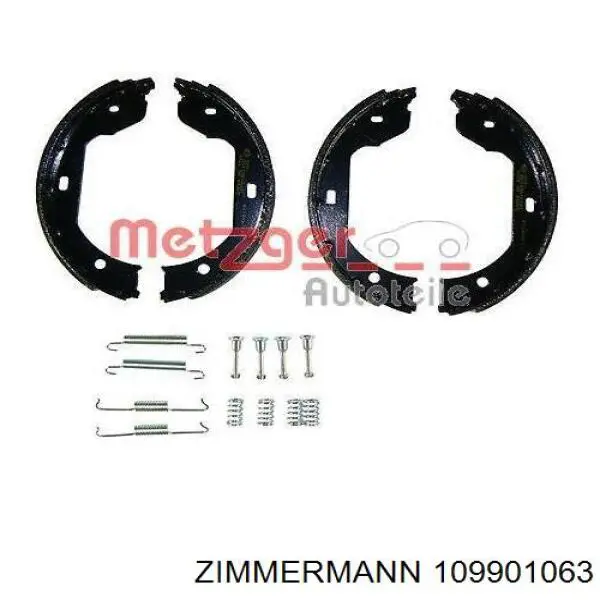 Тормозные колодки стояночного тормоза Zimmermann 109901063 цена, от 42.52 USD