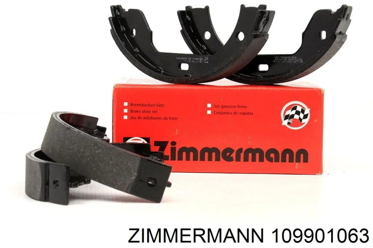 Купить 109901063 Zimmermann Колодки ручника/стояночного тормоза