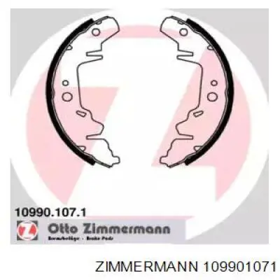 Задние барабанные колодки 109901071 Zimmermann