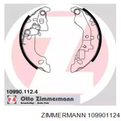 109901124 Zimmermann колодки тормозные задние барабанные