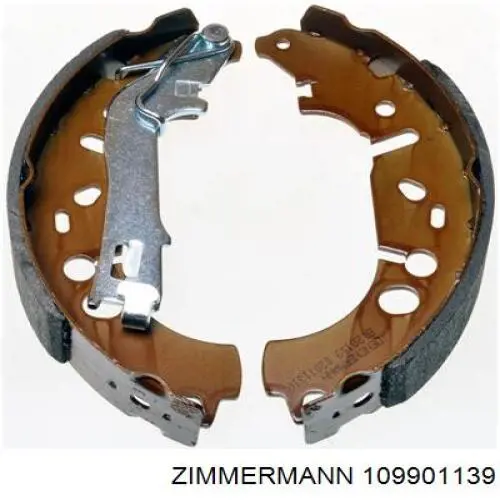 109901139 Zimmermann Барабанные тормозные колодки