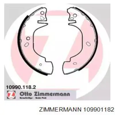 109901182 Zimmermann колодки тормозные задние барабанные