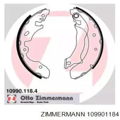 109901184 Zimmermann колодки тормозные задние барабанные