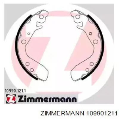 Задние барабанные колодки 109901211 Zimmermann