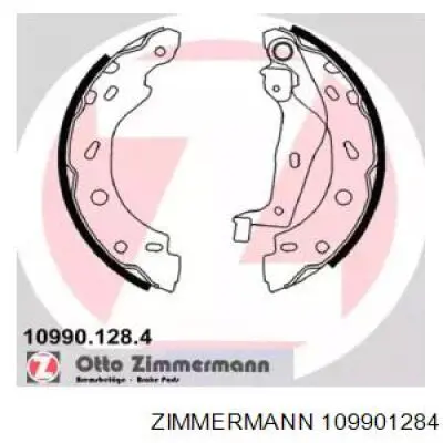 Колодки тормозные задние барабанные Zimmermann 109901284