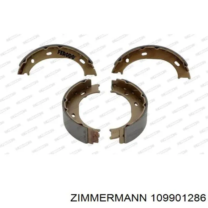 Колодки стояночного тормоза Zimmermann 109901286