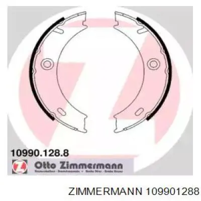 10990.128.8 Zimmermann колодки ручника (стояночного тормоза)