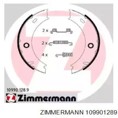 Задние тормозные колодки 109901289 Zimmermann