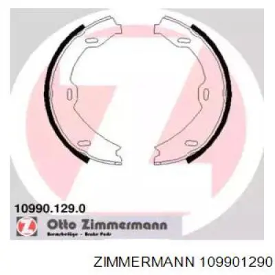 109901290 Zimmermann колодки ручника (стояночного тормоза)