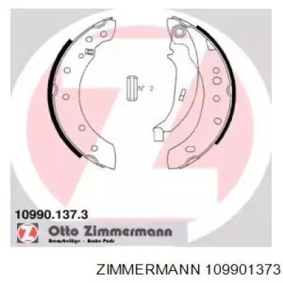10990.137.3 Zimmermann колодки тормозные задние барабанные