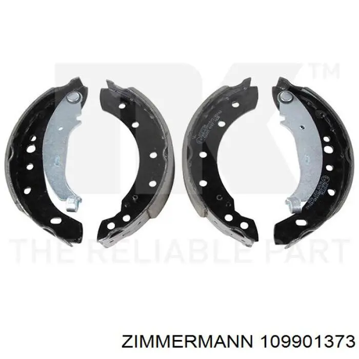 Задние барабанные колодки 109901373 Zimmermann