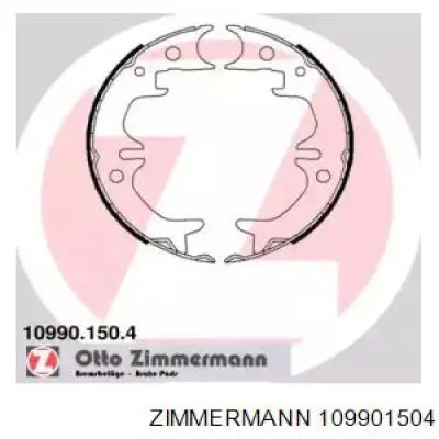 Колодки ручника 109901504 Zimmermann