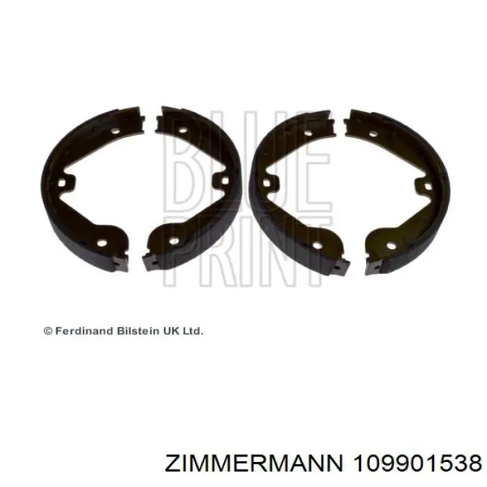 Купить 109901538 Zimmermann Колодки ручника/стояночного тормоза