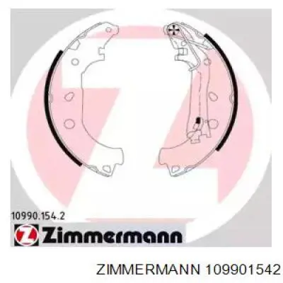 109901542 Zimmermann колодки тормозные задние барабанные