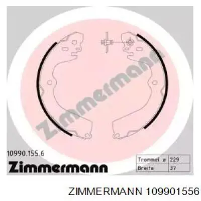 Задние барабанные колодки 109901556 Zimmermann