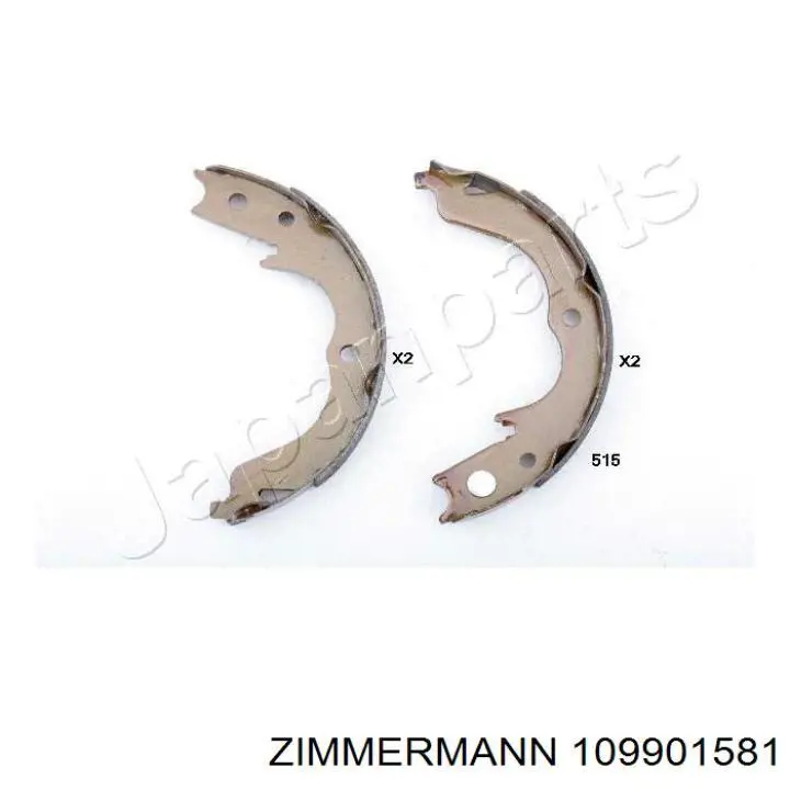 Juego de zapatas de frenos, freno de estacionamiento 109901581 Zimmermann
