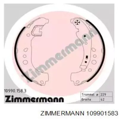 Купить 4534230200 Mercedes Задние барабанные тормозные колодки