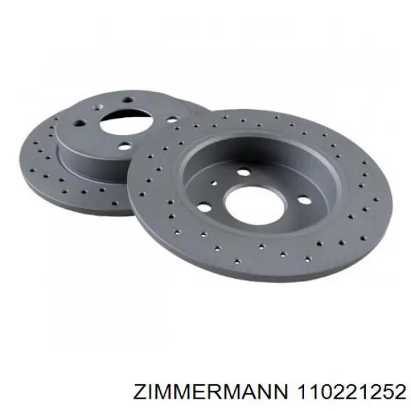 Купить 110221252 Zimmermann Ротор тормозной