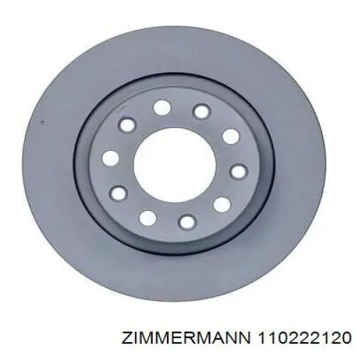 Купить 110222120 Zimmermann Диск тормозной задний