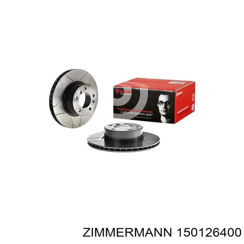Тормоз дисковый передний Zimmermann 150126400 цена, от 49.00 USD