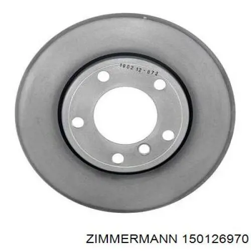 150126970 Zimmermann диск тормозной передний