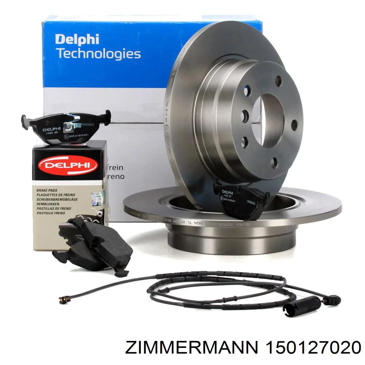 Задний тормозной диск Zimmermann 150127020 цена, от 29.70 USD