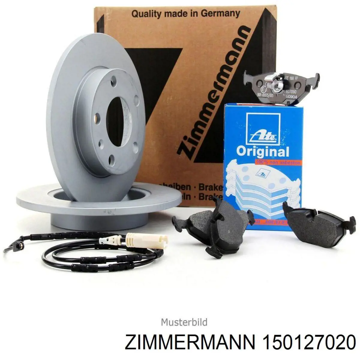 Тормозные диски 150127020 Zimmermann