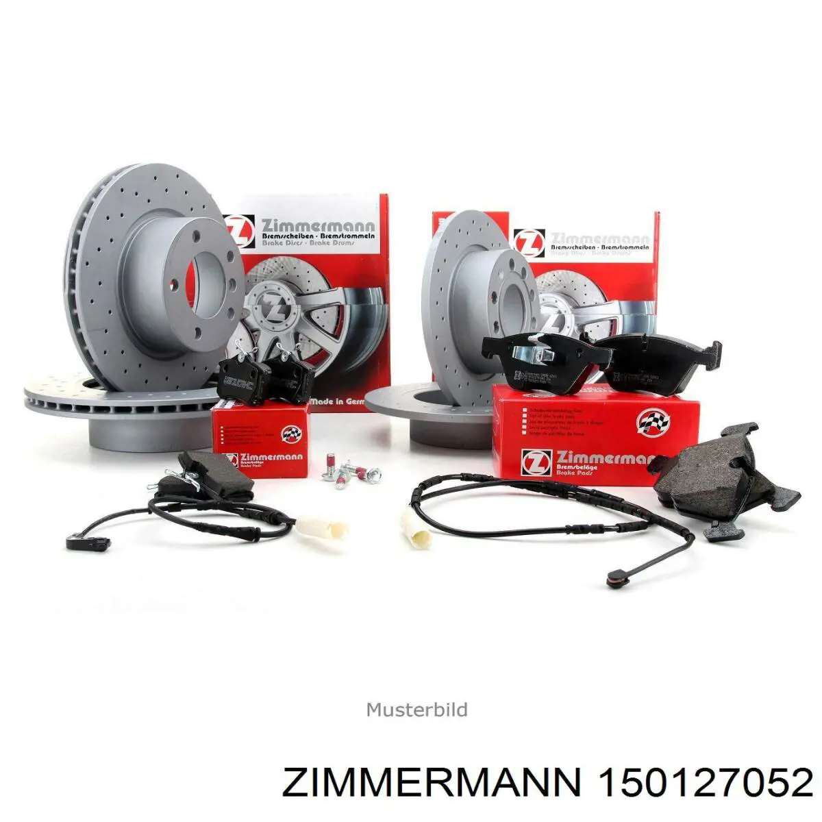 Купить 150127052 Zimmermann Диск тормозной задний