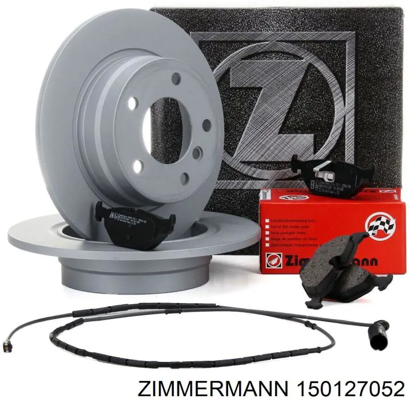 Задний тормозной диск Zimmermann 150127052 цена, от 27.03 USD
