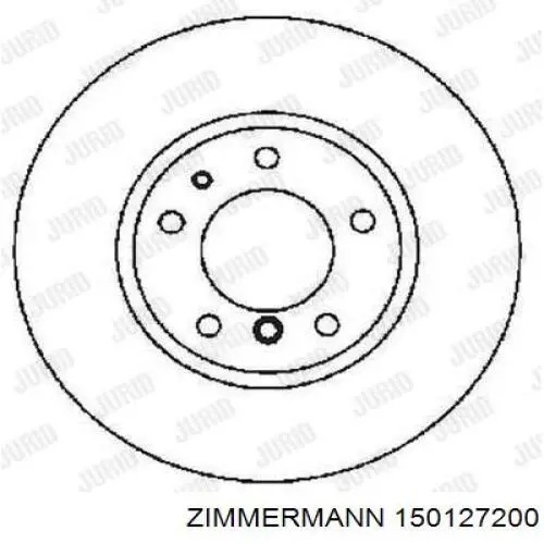 Тормозные диски 150127200 Zimmermann