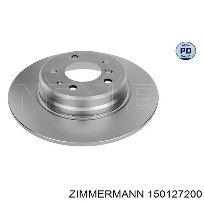 Задний тормозной диск Zimmermann 150127200 цена, от 39.60 USD