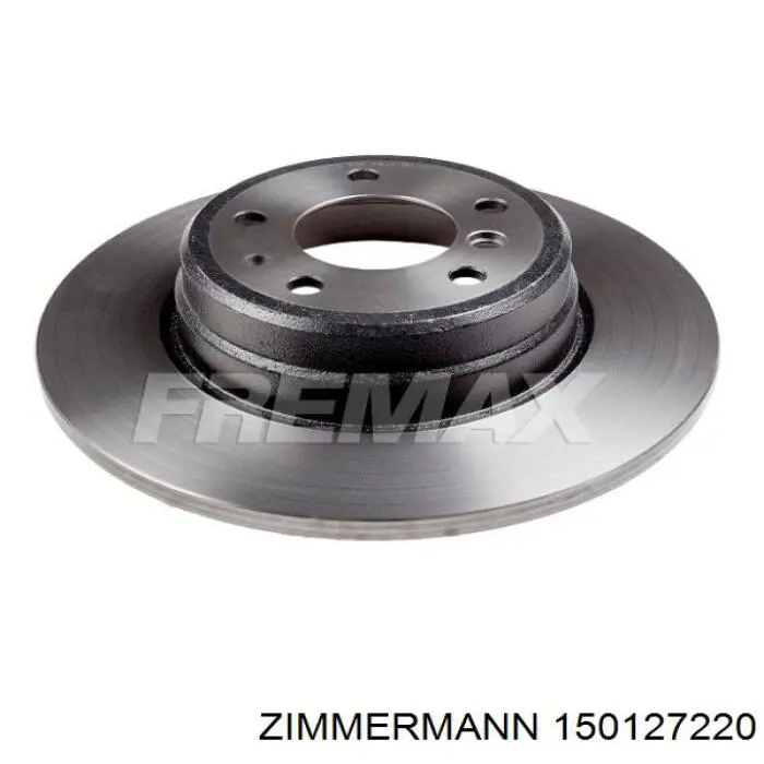 Купить 150127220 Zimmermann Диск тормозной задний