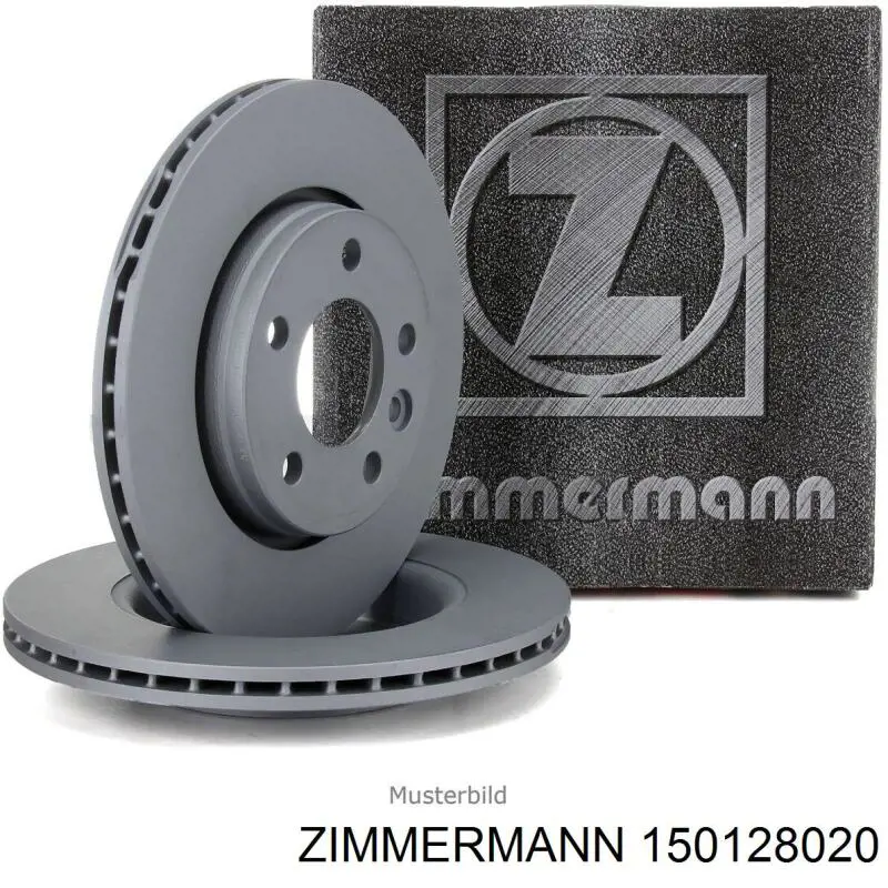 Передний тормозной диск Zimmermann 150128020