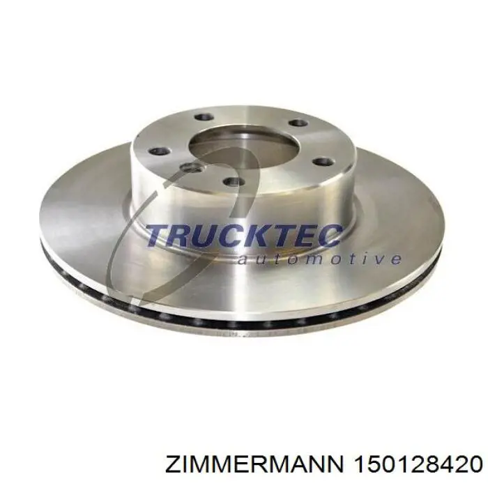 Передние тормозные диски 150128420 Zimmermann