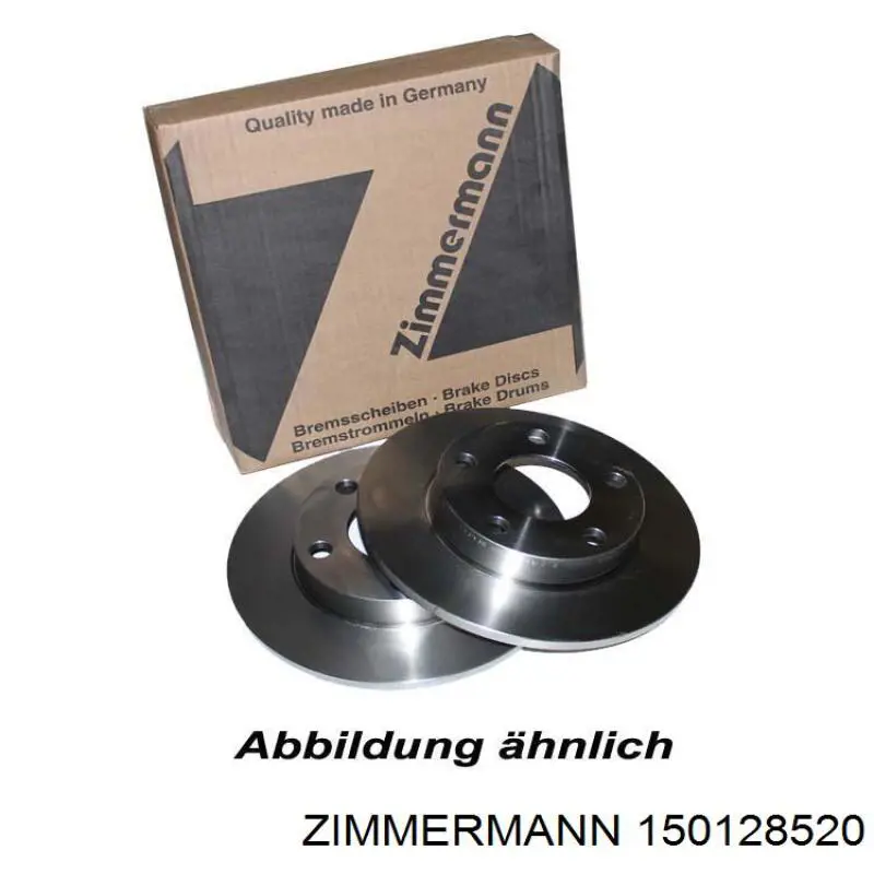 Тормозные диски 150128520 Zimmermann