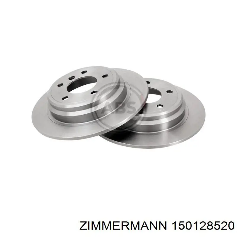 Купить 150128520 Zimmermann Диск тормозной задний